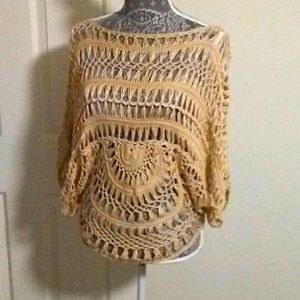Cute Crochet Top sz S/M